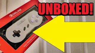 Unboxing the SNES Nintendo Switch Controller