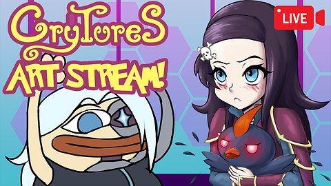 [Art Stream] Spooky Chickens! Illustrating Pokemon-Inspired TTRPG __〆(°∀* )ﾉ