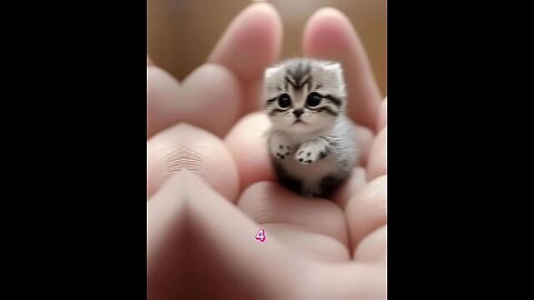 Funny and Tinny Cuty Cat