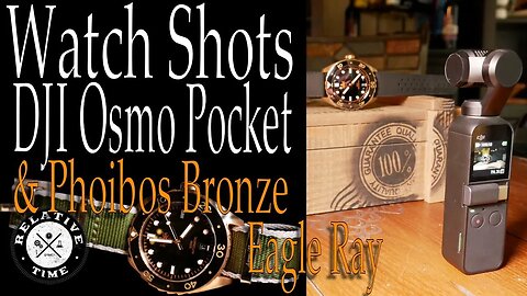 Watch Shots : With the DJI Osmo Pocket featuring Phoibos Bronze Eagle Ray (Relative Time-Out)