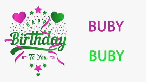 Happy Birthday to Buby - Hindi Birthday Wish From Birthday Bash