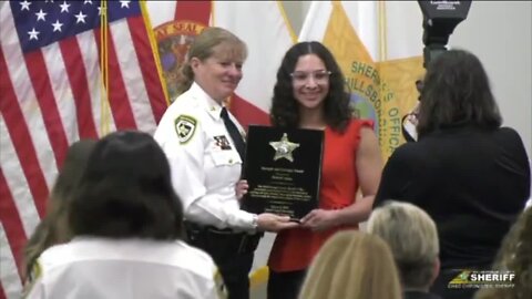 HCSO honors woman who fought off attacker