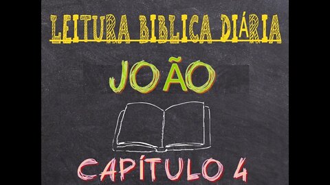 Leitura Bíblica João 4