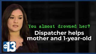 Dispatcher helps mother not harm her 1-year-old daughter