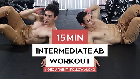 15 Min Intermediate Ab Workout Follow-Along