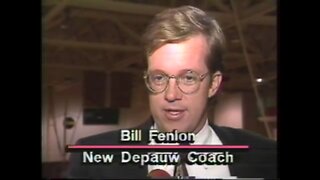 April 23, 1992 - Bill Fenlon Introduced as DePauw's New Head Men's Basketball Coach