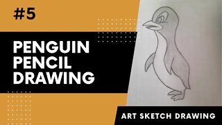 Penguin Drawing Step by Step l Penguin Drawing Easy l Penguin Drawing Tutorial Easy #pencildrawing