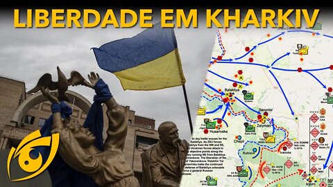 CONTRA-OFENSIVA UCRANIANA na região de KHARKIV libera mais de 50 CIDADES dos INVASORES RUSSOS