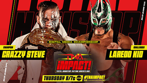 Crazzy Steve vs. Laredo Kid: Digital Media Title Drama! #shorts