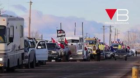 Canadian truckers are back! - This time at Coutts, Alberta
