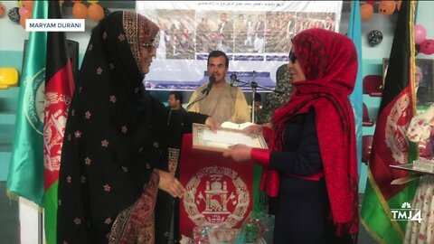 Afghan woman flees with determination to empower, educate
