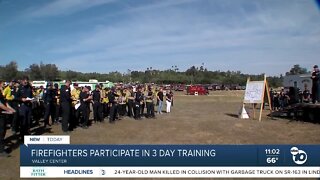 Firefighters attend 3 day wildfire training in Valley Center