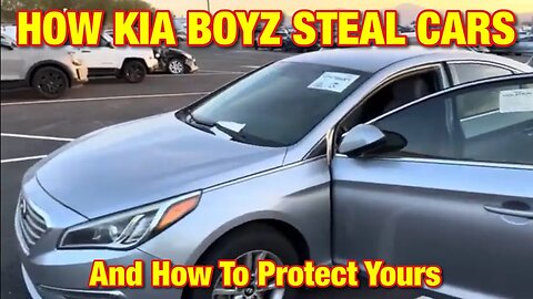 How The KIA Boyz Steal KIA And Hyundai Cars