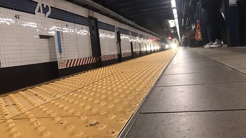 (C) train at 42nd Street