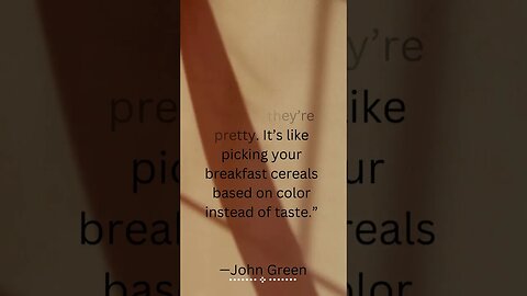 The Quote Of ---John Green #shorts #reels https://www.youtube.com/UCzZu16HUloE3Uf0SM1bLeQA