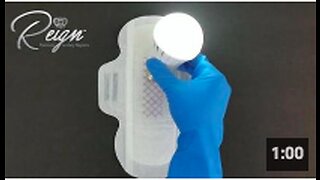 Advertisement of Sanitary Napkins with Graphene - The Lightbulb Demonstration