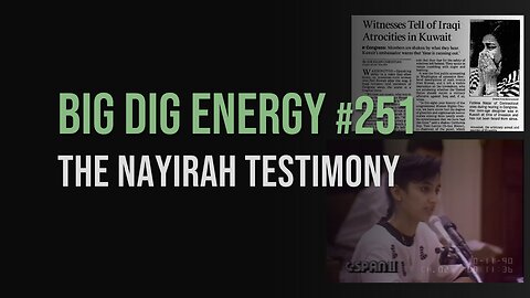 Big Dig Energy 251: The Nayirah Testimony