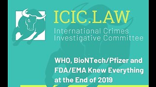 WHO, BioNTech Pfizer and FDA EMA Knew Everything at the End of 2019