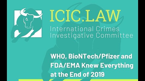 WHO, BioNTech Pfizer and FDA EMA Knew Everything at the End of 2019
