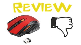 2 4GHz Wireless Mice with USB Receiver Gamer 2000DPI Mouse Review