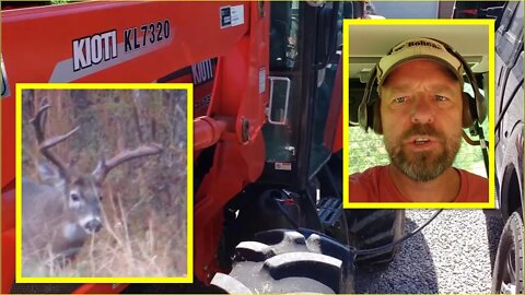 New food plot tip & equipment vlog tip-Don't clear the entire food plot!
