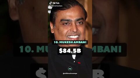 Top 10 Wealthiest People tiktok millionairessteps