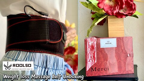 Roolso Weight loss Massage Belt Unboxing