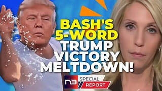 Caught on Camera: Bash's 5 Word Disbelief as Trump Celebrates Impending Comeback Victory!