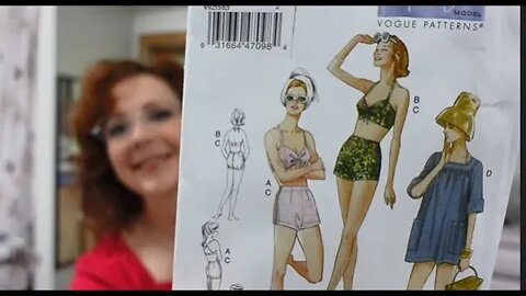 Sewing Vogue 9255 Part 1: Vintage 1960's Beach Cover-up