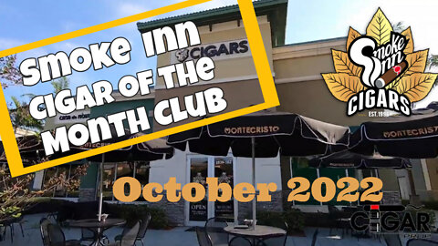 Smoke Inn Cigar of the Month Club October 2022 | Cigar prop