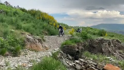 ACT Portugal - washout on Serra da Estrela - XT660R