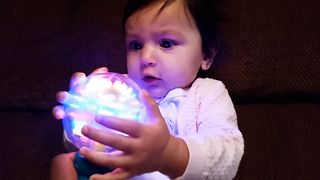 Baby Girl Loves Light Up Toy