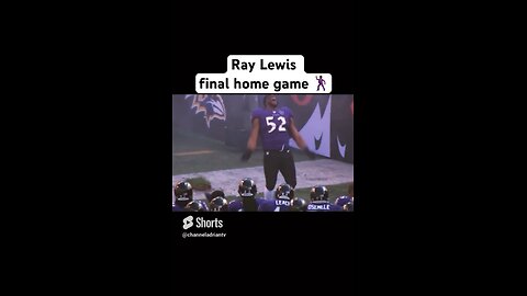 Ray Lewis final home game 🕺🏿#shorts #footballshorts #baltimoreravens #nfl #football #sports #cfl