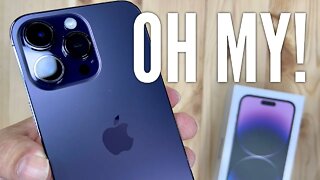 Unboxing Purple iPhone 14 Pro Max