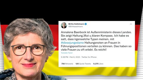 Britta Haßelmann von den Grünen will Frau Baerbock stützen und blamiert sich dabei maximal