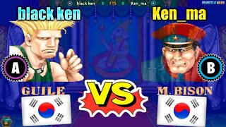 Street Fighter II': Champion Edition (black ken Vs. Ken_ma) [South Korea Vs. South Korea]