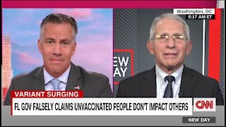 Fauci: DeSantis Is Completely Incorrect in Saying that Getting a Vaccine Doesn’t Impact Anyone Else