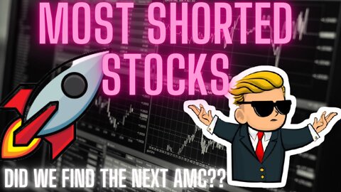 Most Shorted Stocks in the Market RIGHT NOW!