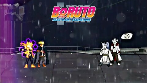 Naruto Rikudou, Boruto VS Ishikki, Momoshiki - Boruto: Naruto Next Generations | Mugen