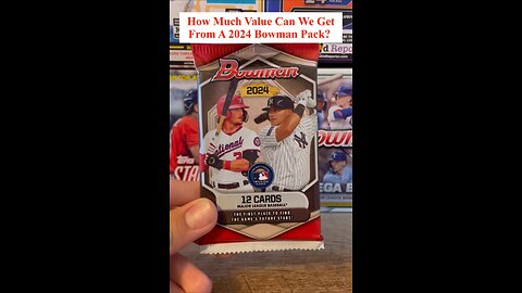 How Much Value Can We Get From A 2024 Bowman Pack?!