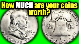 CHECK YOUR SILVER HALF DOLLAR COINS FOR THESE RARE MINT ERRORS ON FRANKLIN HALF DOLLARS!!