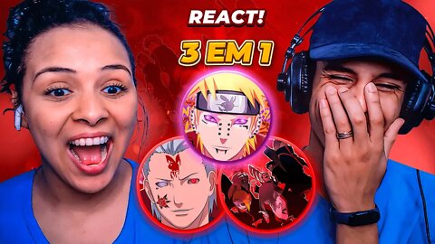 3 EM 1 | Sidney Scaccio | Pique Pain, Hidan e Akatsuki | [ React Rap Nerd ] 🔞🔥