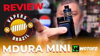 Wotofo Mdura Mini - Versão com 1 bateria do Mod da Wotofo - Review PTBR