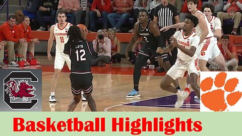 South Carolina vs #24 Clemson Basketball Game Highlights 12 6 2023