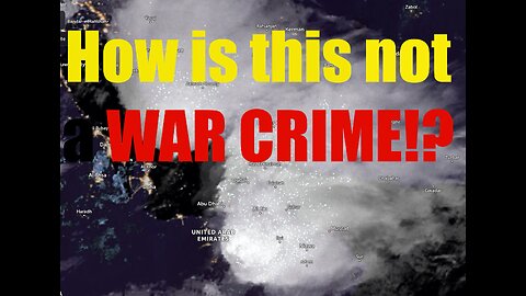 WARNING! Massive Environmental WARCRIME committed by the UAE for Israel?