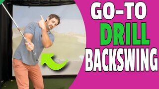 QUICK Backswing Lesson STOP Ruining Your Swing | Trail Arm Backswing Drill