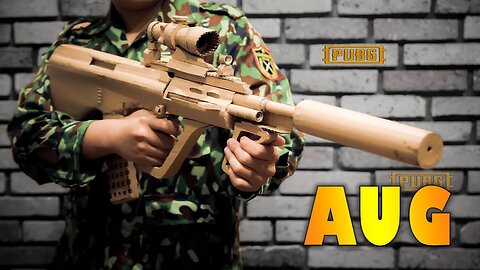 How To Make AUG Gun in PUBG From Cardboard | Diy By King OF Crafts