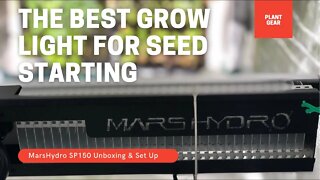 MarsHydro SP150 Unboxing & Setup | Great Light For Indoor Growing | Gardening in Canada