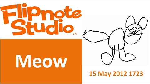 15 May 2012 1723 - Flipnote Studio: Meow