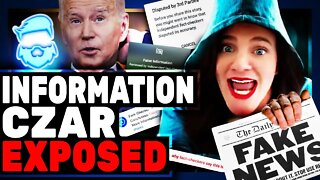 Breaking: Joe Biden's Creepy Information Czar BUSTED Pushing Fake News! 1984 Is Here!